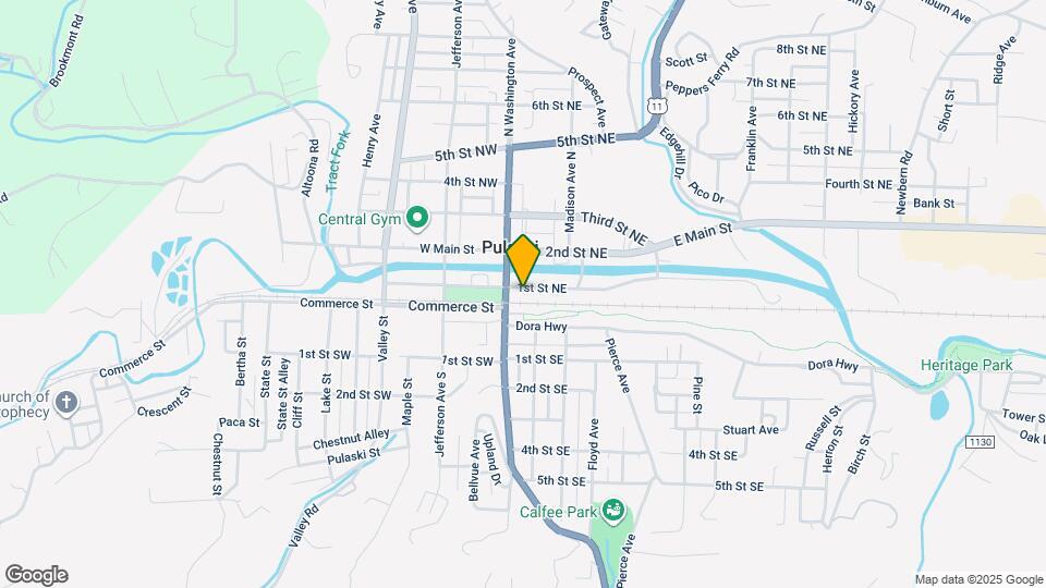 34 1st St NE Map and Location Details