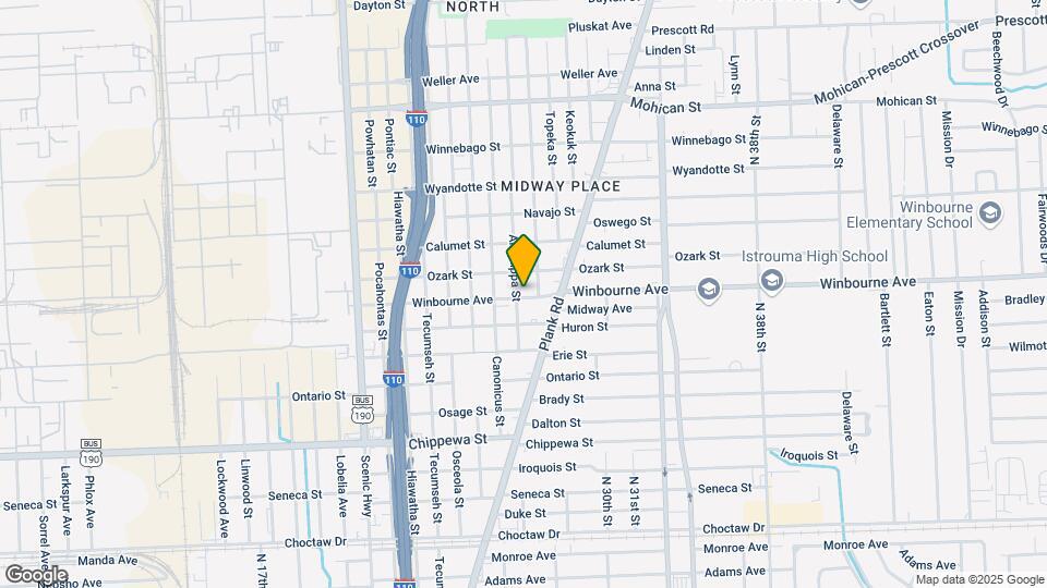 2711 Winbourne Ave Map and Location Details