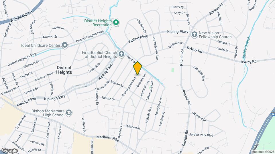 2312 Wintergreen Ave Mapa y Detalles de la Ubicación