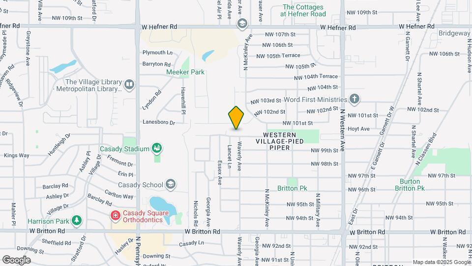 1501 Gladstone Terrace Map and Location Details