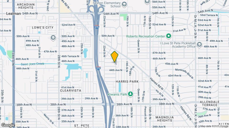 4516 21st St N Map and Location Details
