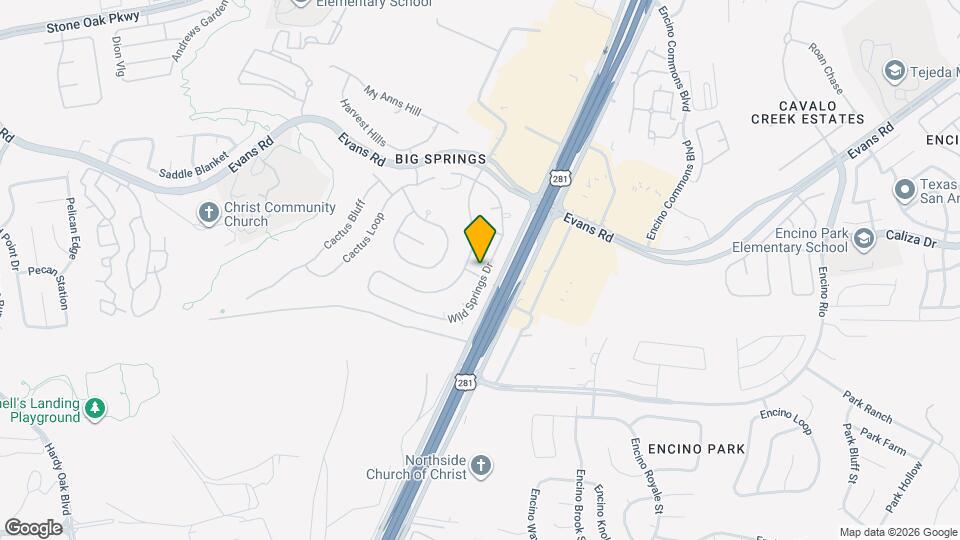 20703 Wild Springs Dr Map and Location Details