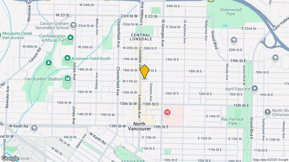 110 17th Street E Map and Location Details