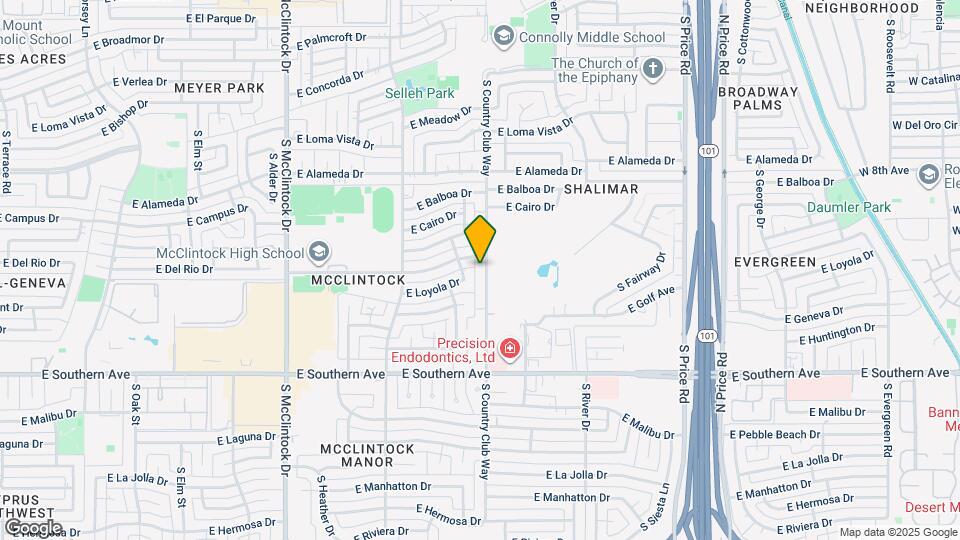 2970 S Country Club Way Map and Location Details