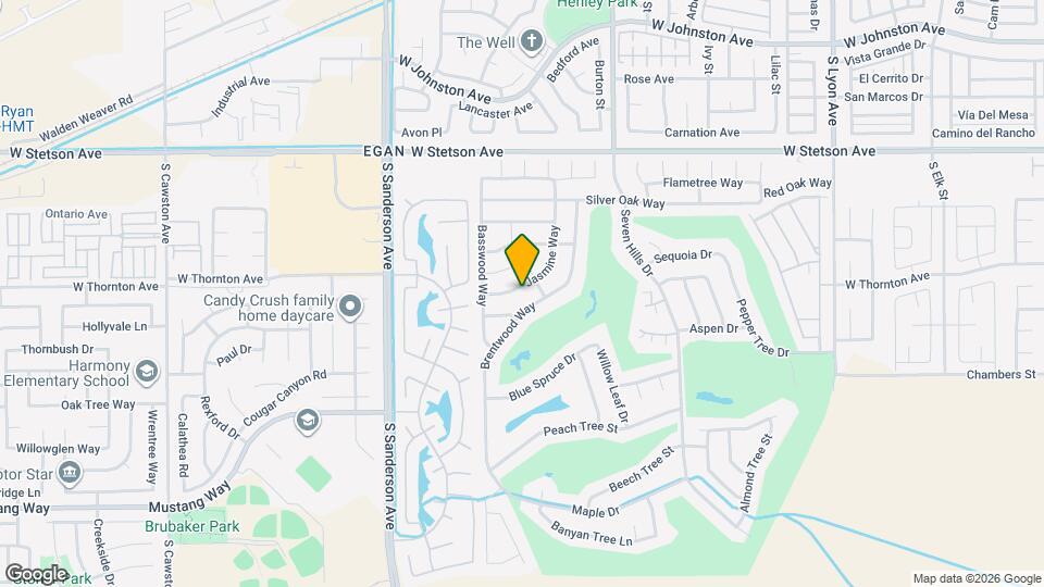 1354 Jasmine Way Map and Location Details