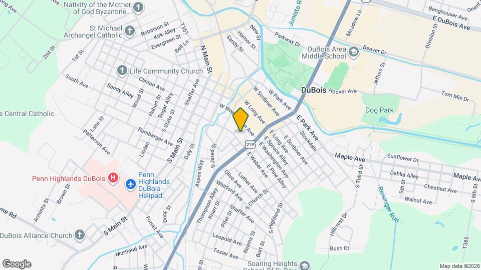 16 1/2 W Weber Ave Map and Location Details