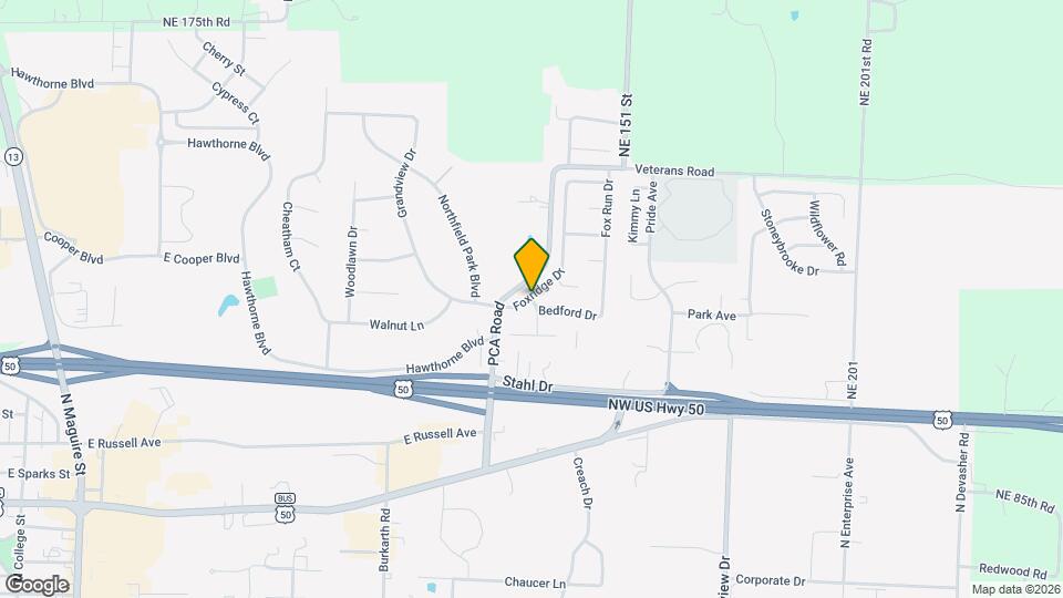 1505 Coventry Ct Mapa y Detalles de la Ubicación