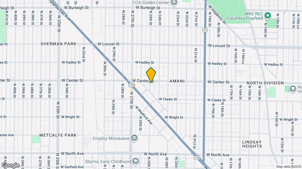 2664 N 25th St Map and Location Details