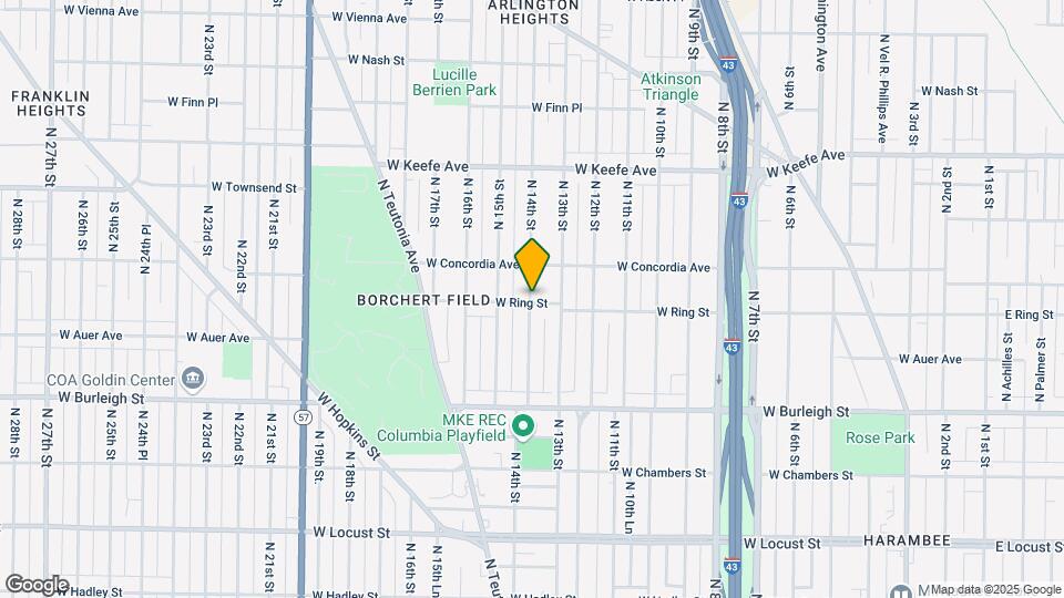 3251 N 14th St Map and Location Details