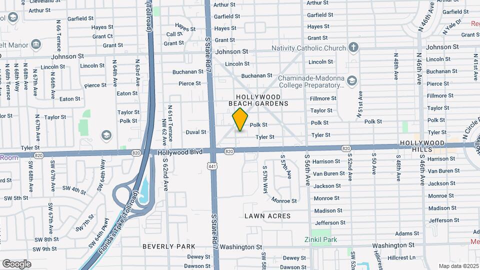 5843 Tyler St, Unit 5843 Map and Location Details