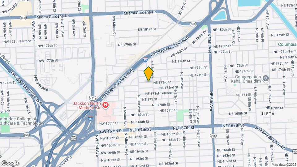 150 NE 173rd St Map and Location Details