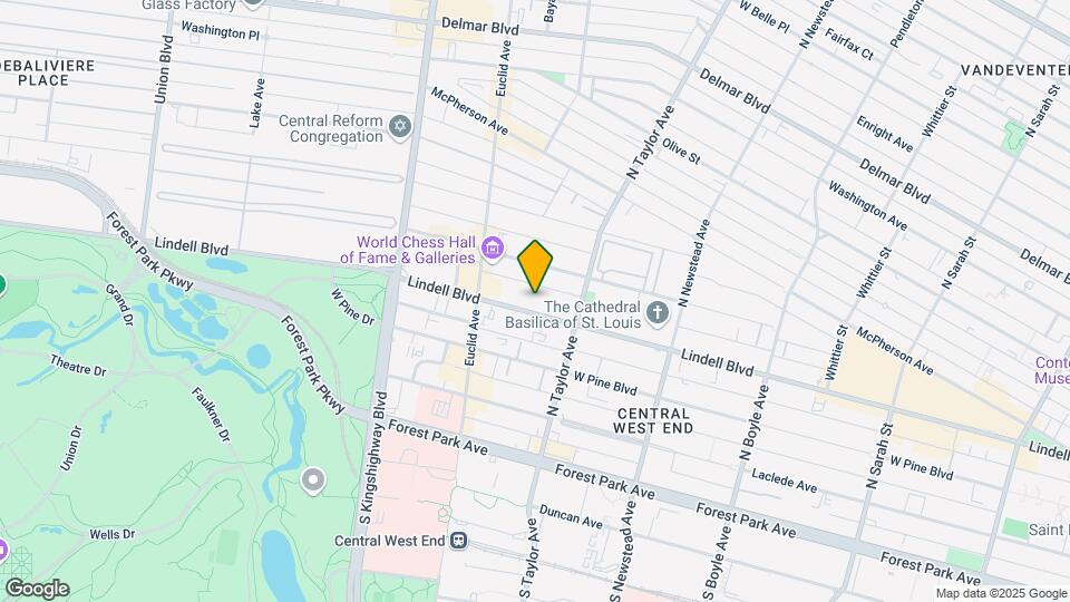 4545 Lindell Blvd Mapa y Detalles de la Ubicación
