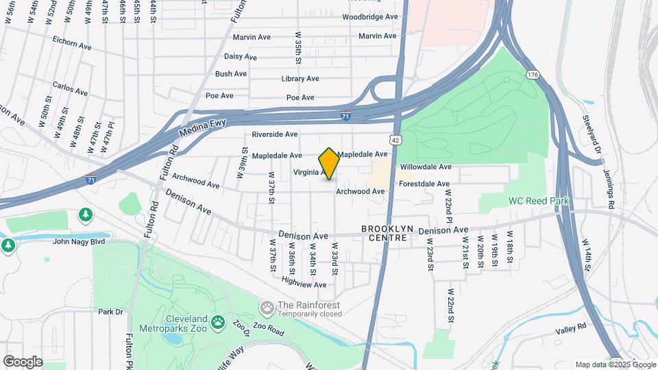 3308 Archwood Ave Mapa y Detalles de la Ubicación