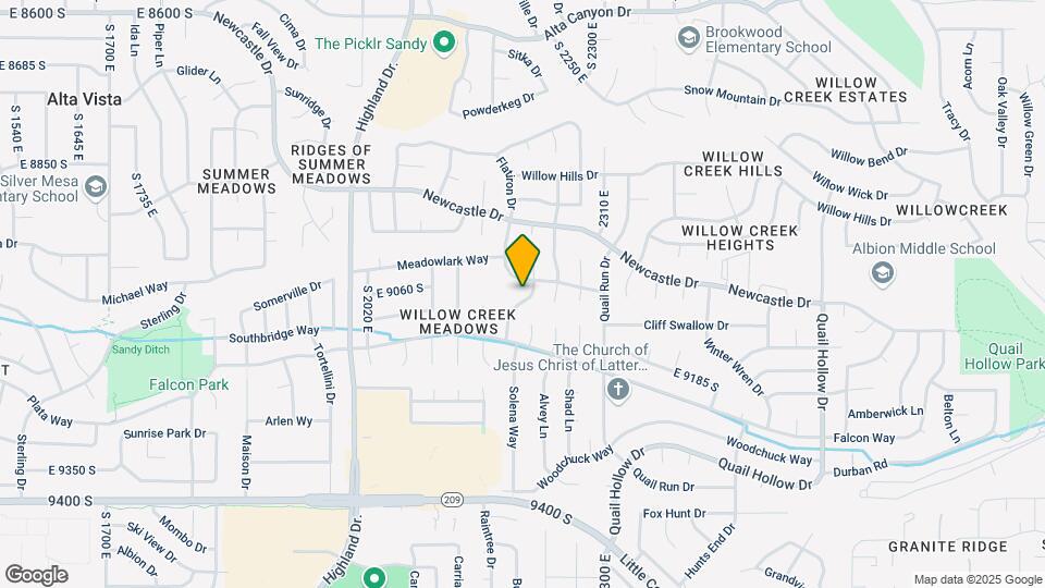9062 S Daybreak Dr Map and Location Details