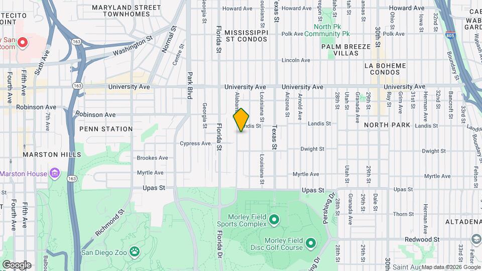 3659 Alabama St Map and Location Details