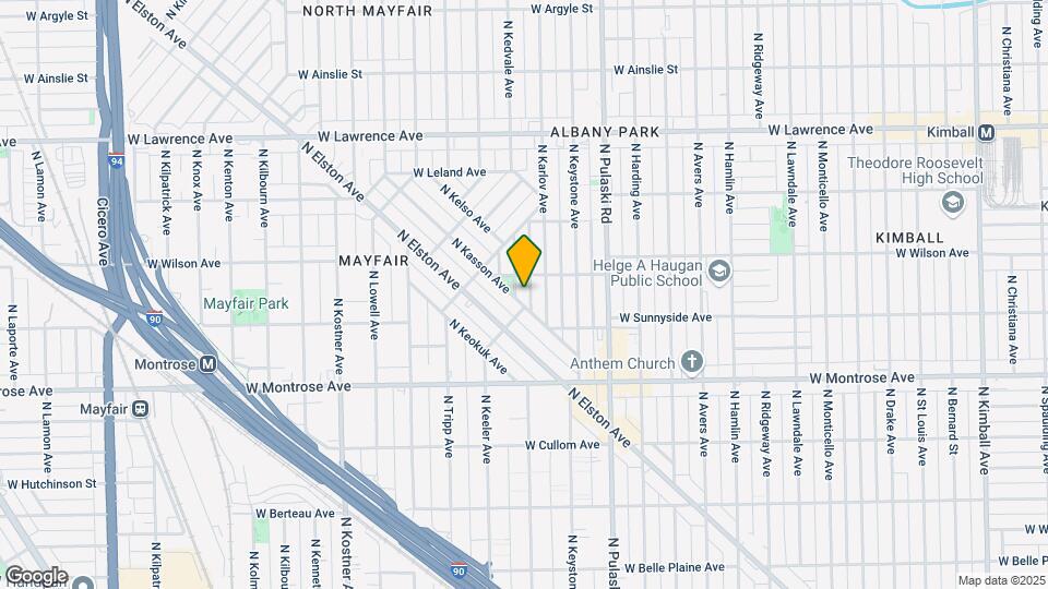 4533 N Kedvale Ave Map and Location Details