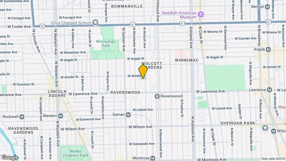 4840 N Wolcott Ave, Unit 3B Map and Location Details