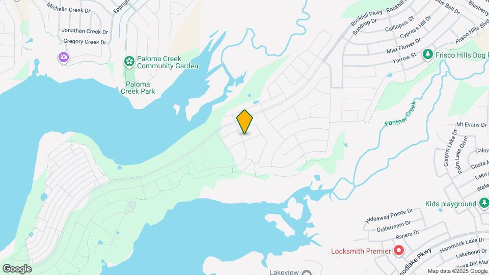 1616 Silla Dr Map and Location Details