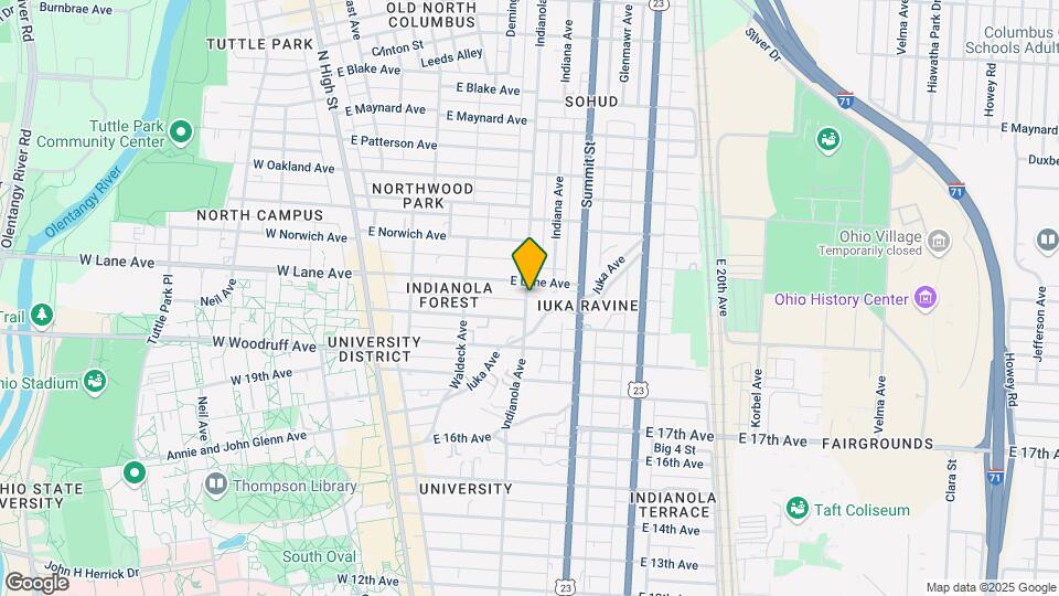2064 Indianola Ave Map and Location Details