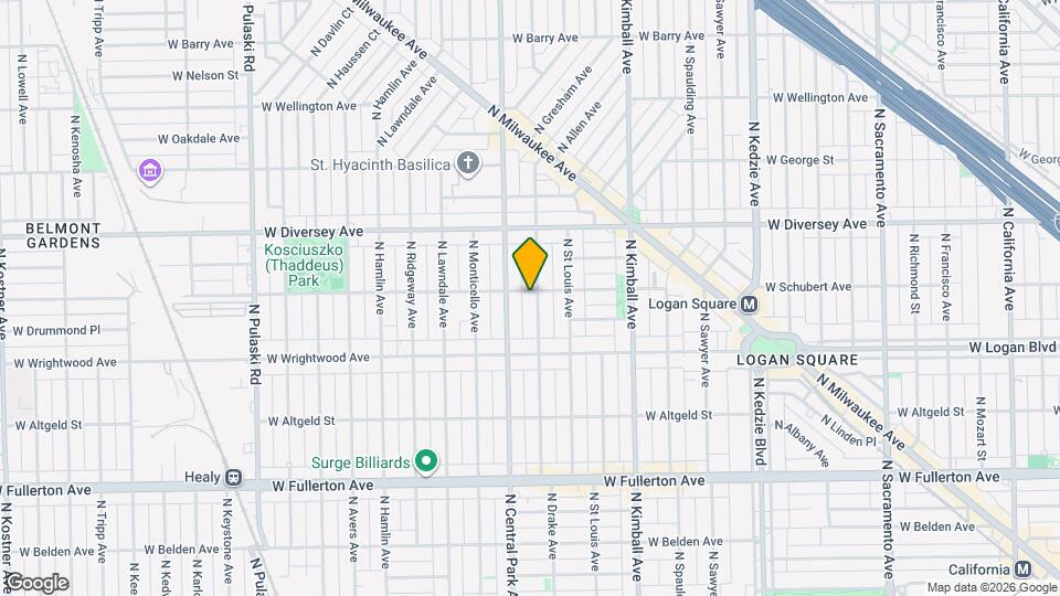2656 N Drake Ave, Unit 1 Mapa y Detalles de la Ubicación