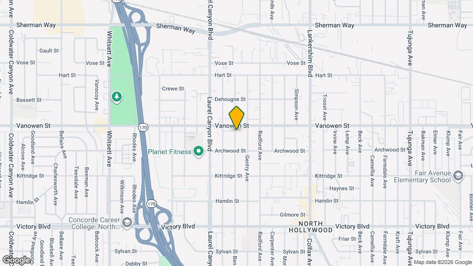 6746 Ben Ave Map and Location Details