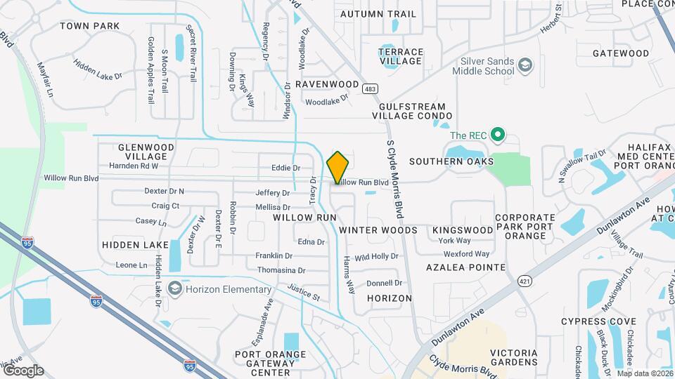 1107 Loblolly Ln Map and Location Details