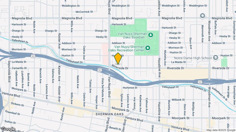 14419 Riverside Dr Map and Location Details