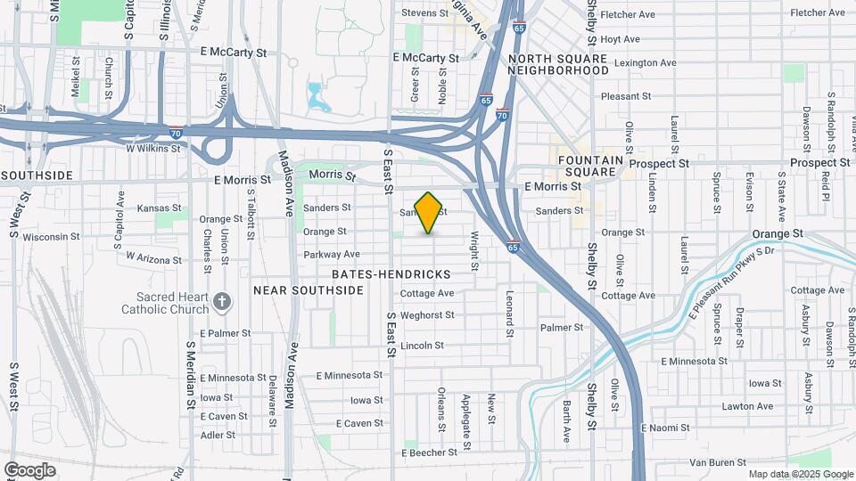 623 Orange St Map and Location Details