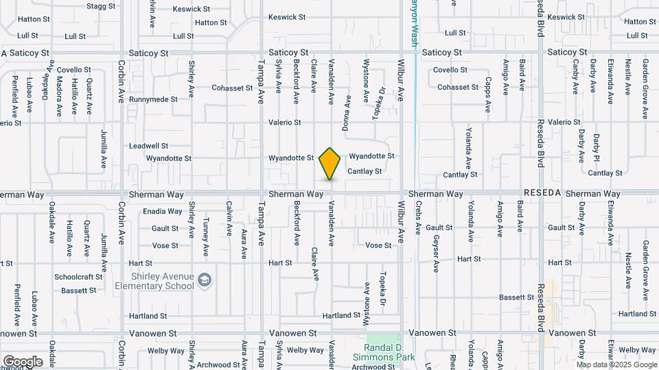 19103 Sherman Way Mapa y Detalles de la Ubicación