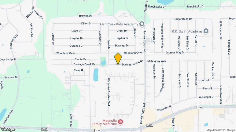 6815 Durango Creek Dr Map and Location Details