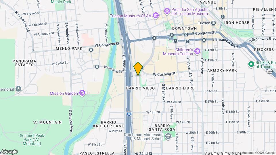 423 S Sentinel Ave Map and Location Details