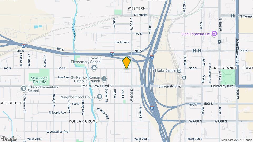 921 W 300 S Map and Location Details