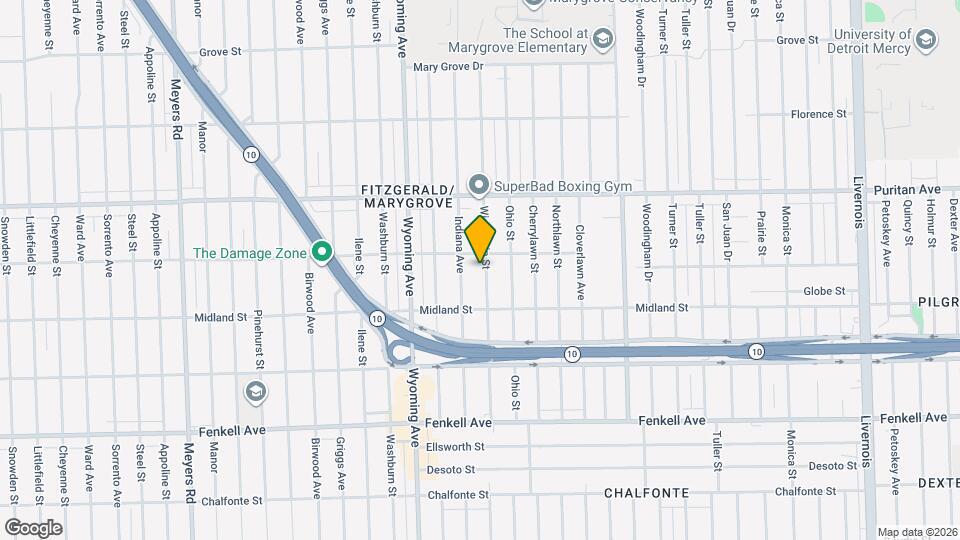 15777 Wisconsin St Map and Location Details