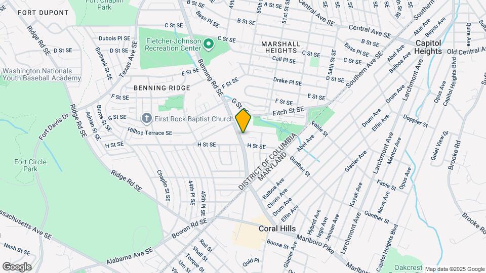 4974 Benning Rd SE Map and Location Details