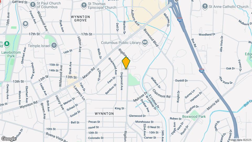 1317 Rigdon Rd Map and Location Details