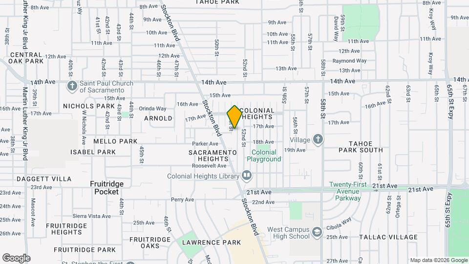 4219 51st St Map and Location Details