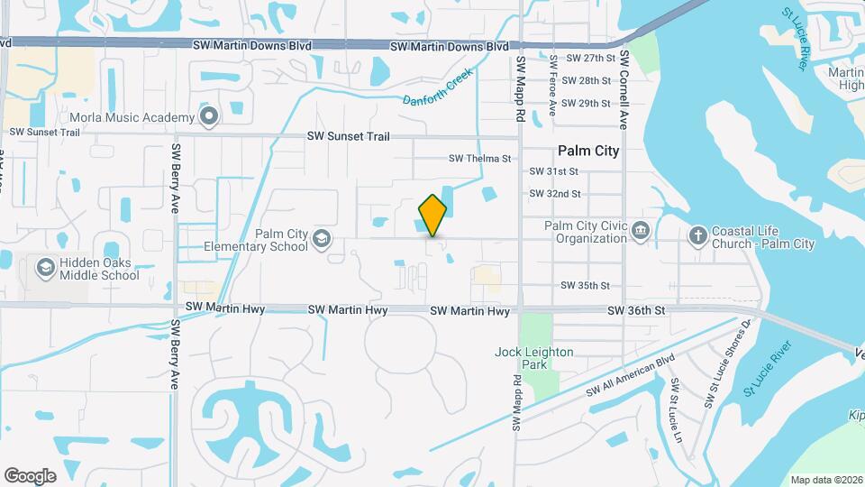 3451 SW Loggerhead Ct Map and Location Details