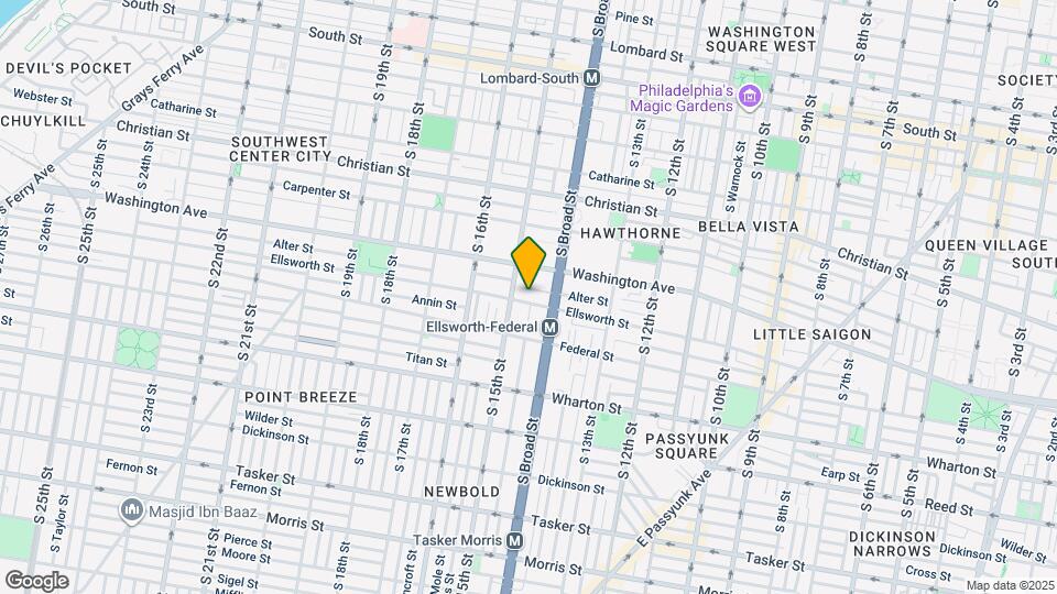 1423 Ellsworth St Mapa y Detalles de la Ubicación