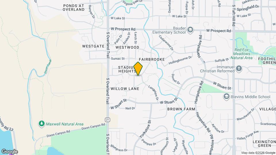 2831 Somerville Dr Map and Location Details
