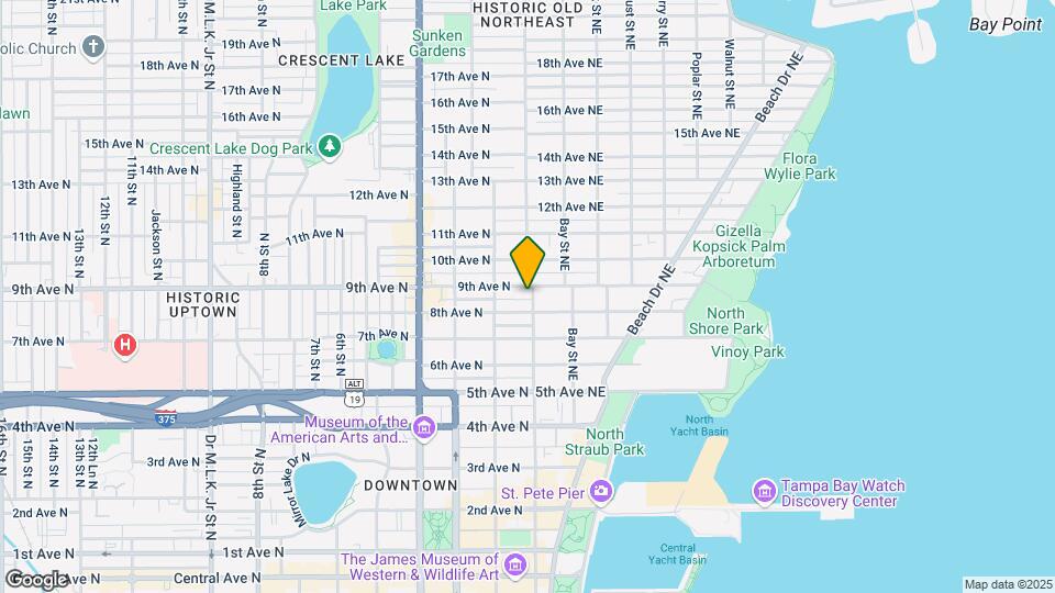 832 1st St N Map and Location Details