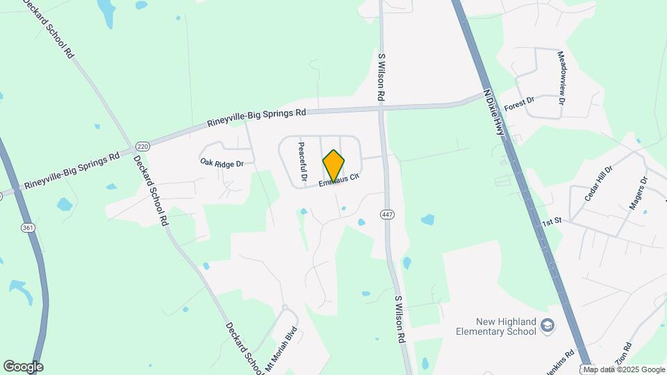 320 Emmaus Cir Map and Location Details