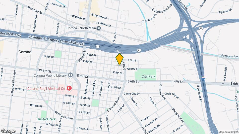 606 E 4th St Mapa y Detalles de la Ubicación