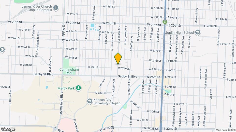 2425 S Jackson Ave, Unit 2425-4 Map and Location Details