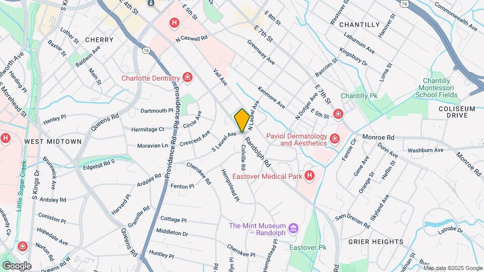 107 S Laurel Ave Mapa y Detalles de la Ubicación