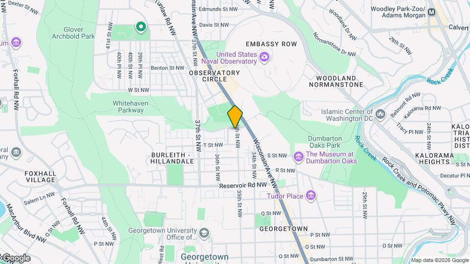 1932 35th St NW Map and Location Details