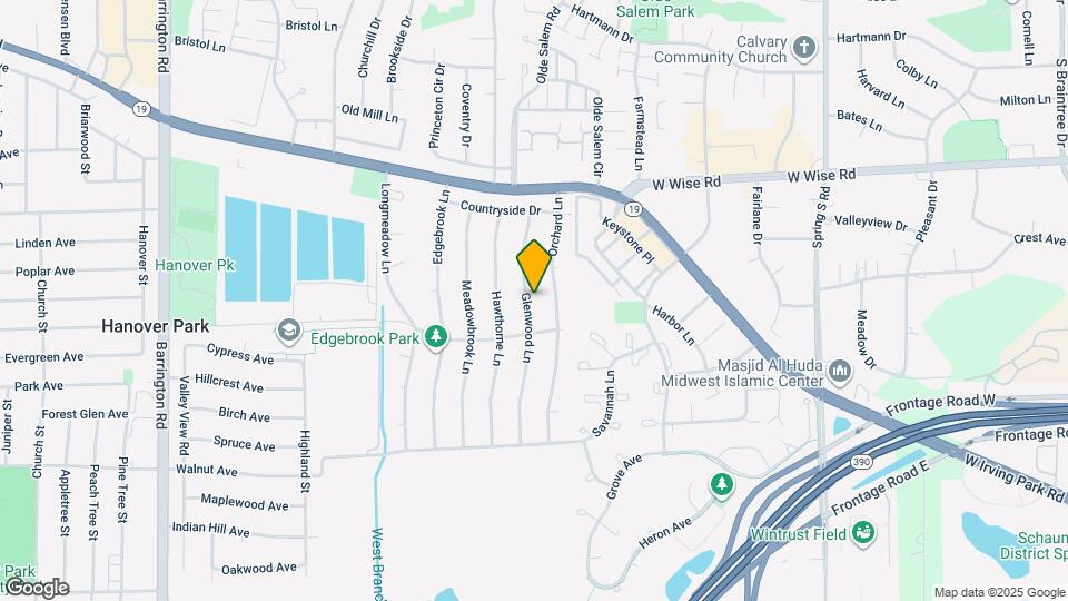 7031 Glenwood Ln Map and Location Details