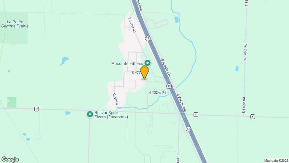 1306 E 477th Rd Map and Location Details