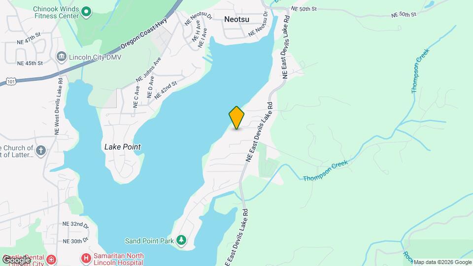 3663 NE East Devils Lake Rd Mapa y Detalles de la Ubicación