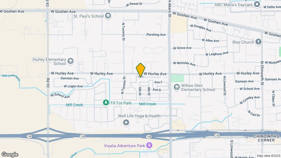 519 N Aspen St Map and Location Details