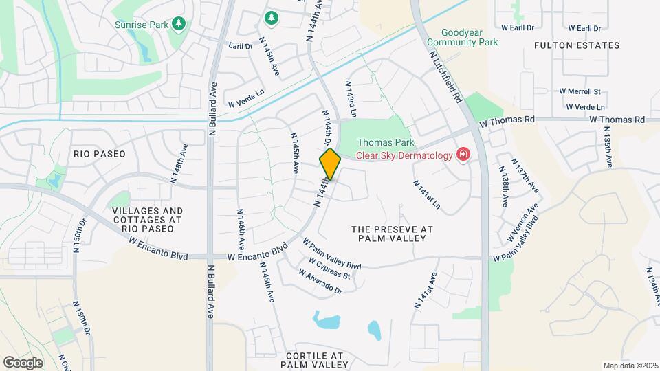 2652 N 143rd Dr Map and Location Details